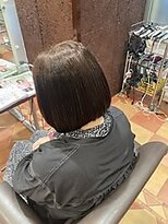 シャンプーボーイ 佐賀(SHAMPOO BOY)&nbsp;白髪ぼかしカラーミディアムボブ　【佐賀美容室/白髪専門家】