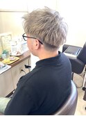 【見附　今町】ブリーチONカラー　ホワイトグレーカラー　