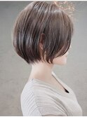 丸みショートボブ