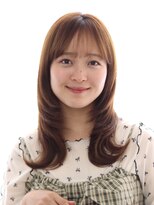 シロフ シブヤ(shirof shibuya)&nbsp;20代30代40代◎外ハネミディアム顔周りレイヤー/縮毛矯正