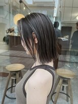 タップコーヴォ(TAP covo)&nbsp;金沢駅　細めハイライト×切りっぱなしボブ
