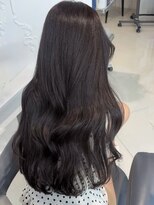 エアー 青山(AIR) 透明感ショコラグレージュ顔周りレイヤーカット