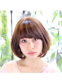 前下がりの小顔になれる人気のショートボブ◎20代30代40代50代