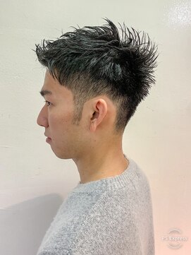 パティオン(PATIONN) 普段からビジネスラインまでOKなメンズツーブロックショート☆