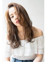 アッシュ 祐天寺店(Ash)&nbsp;外国人風かきあげウェーブロング