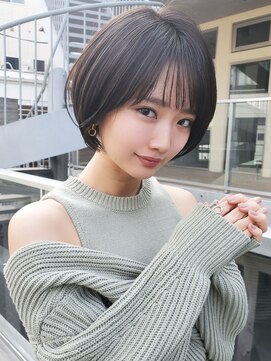 フェアレディ/ルガール 下北沢店(FAIRLADY/REGARD) 【透け感ダークグレージュ×シアーショート】