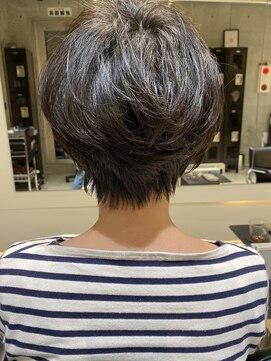 ヘア デザイン リスク(HAIR DESIGN RISK) 【RISK 高橋勇太】シルエットが完璧なニュアンスショート