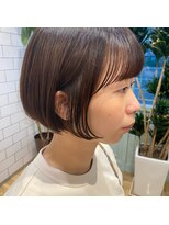 アルマヘアー(Alma hair by murasaki)&nbsp;◎ミニボブにベージュカラー◎