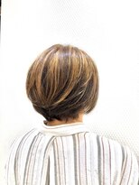 クオリス 上福岡店(QUALIS)&nbsp;小顔/ショート/ハイライト/丸みショート/ショートボブ/40代50代