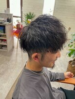 アッドヘアー(Add hair)&nbsp;【ツイストスパイラル】2ブロ×ツイストスパイラルパーマ２