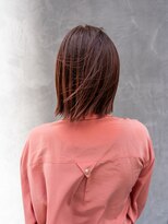 グリード ヘアー(GREED hair) チェリーレッドカラーとぱつっとボブ