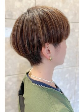 ヴィラ 川西店(Villa) 20代30代大人可愛いエアリーショートベージュアッシュ透明感