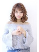 ことりベージュローライト大人かわいい小顔スリークボブ大人ボブ