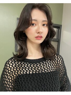 リリー(Lilley) (lilley内堀)韓国ヘア×グレージュ
