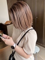 ハーティー 美容室(HEARTY)&nbsp;デザインベージュ×ボブ