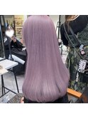 ブリーチ2回~ホワイトラベンダー