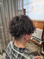 アニュー ヘア アンド ケア(a new hair&care) 20代30代メンズスパイラルパーマワイルドオシャレ感アッシュ