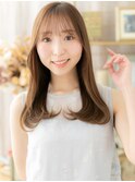 ハイライトカラー抜け感小顔エアストレートa志木20代30代40代