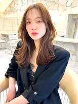 サイン 表参道(SIGN)&nbsp;韓国ヘアーハッシュカットレイヤーカットグレージュブリーチ無し