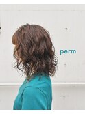 《　エッジのきいたカジュアルパーマ*  》