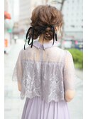 ツインお団子アレンジ