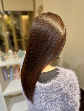 グリーンフィールコパン(green feel copains) グレージュブラウン/NEOMETEO縮毛矯正♪