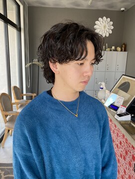 レド(LeDo) Men'sニュアンスパーマ【四日市/パーマ/髪質改善】