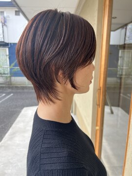 スリー(THREE) イメチェン/ホワイトブロンド/外ハネボブ/美髪/蟹江/蟹江駅