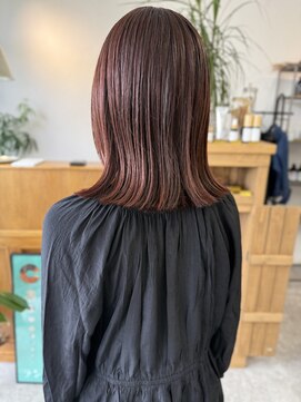 ムニ(MUNI) レッドオレンジ×ロブ