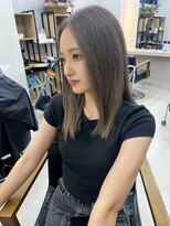 アリープパロット(ALEAP parrot)&nbsp;切りっぱなし/透明感グレージュ