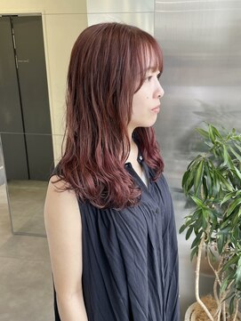 ゴウトゥデイシェアサロン 町田店(GO TODAY SHAiRE SALON) ブリーチ無し暖色カラー♪