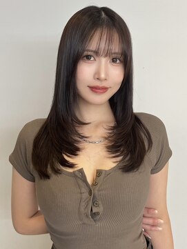 ソラ 広尾店(SORA) レイヤーカット/顔周りカット/前髪カット/髪質改善