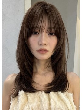 鏡と星 高田馬場 フェザーロング/顔まわりレイヤー/ロングレイヤー/シャギー