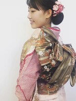 フラココ 神楽坂(hurakoko kagurazaka)&nbsp;着物ヘア　古典振袖、シンプルアレンジ