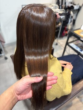 レオン(Re:ON) 縮毛矯正×ロングヘア