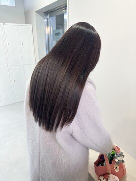 エトレ(etore) 髪質改善/ダークブラウン/艶髪/ストレートロング