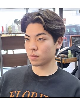 ヘアーサロン カヴィエ(hair salon covie) フェザーショート　メンズハイライト