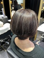 Gran mile hair【グランマイルヘアー】【3月7日NEW OPEN(予定)】&nbsp;白髪ぼかしハイライト【ビフォーアフター】白髪多め　くっきり