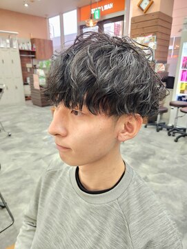 エイム ヘアメイク 横川店(eim HAIR MAKE) マッシュショート×パーマ