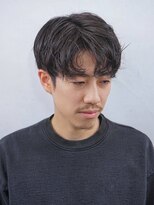 ヒロギンザバーバーショップ 神楽坂店(HIRO GINZA BARBER SHOP)&nbsp;シャドウパーマ/センターパート〈理容室〉
