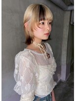 ユルク(JURK nagoya)&nbsp;栄/ダークパープル/ナチュラルショート/ミルクブラウン/夏
