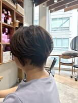 アルトル 池袋2nd(altru)&nbsp;◇大人40代50代60代ショートボブ丸みショート白髪ぼかし