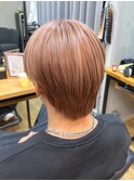 ミルクティーベージュ/ダブルカラー/デザインカラー/新宿/MII