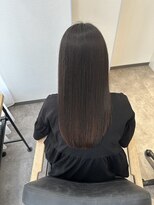 ジーナ 吉塚(Zina)&nbsp;ショコラブラウン×髪質改善【福田れん】透明感 艶髪 暗髪