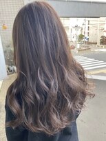 フレア 心 武庫之荘(flare) #アッシュブラウン #カール #トリートメント #大人かわいい