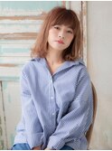 愛されエンジェルウェーブボブ×アッシュピンク【茅ヶ崎】