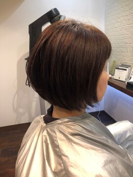 ヘアー サロン アットシュシュ(Hair Salon At'shushu) 縮毛矯正でナチュラルボブ♪