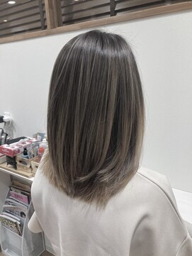 花鳥風月トータルビューティー セミロング/ハイライト／アッシュ
