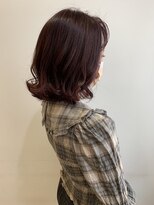 シェノン 西梅田(CHAINON)&nbsp;ピンクカラー×大人かわいい×ボブ×くびれヘア×メルティカラー