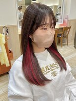 オリーブスバイネオリーブ(Olive's by neolive)&nbsp;＊インナーカラーレッド＊新宿Olive's by neolive